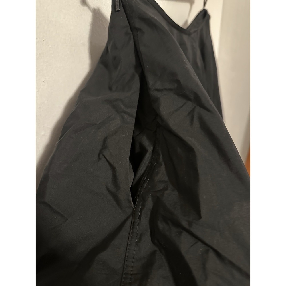 Loewe Black Cotton Taffeta A-Line Midi Skirt Size 4 Zip Closure - Picture 6 of 7